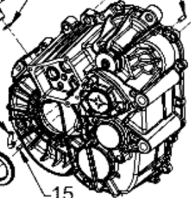 POLARIS OEM SUBASSEMBLY, RH TRANSMISSION CASE, Part 3236430