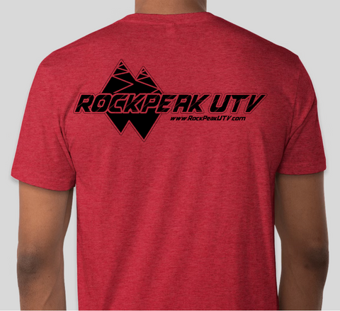 RockPeak UTV Next Level Apparel Tri-Blend Logo T-Shirt