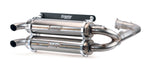 RZR TURBO / S EXHAUST - STAINLESS STEEL - FULL SYSTEM