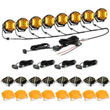 V-ULTRA Series | 5 Inch 172W LED Side Shooter Amber Pod Lights with Amber DRL