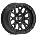 V07 15X7 +25MM 4X156 SATIN BLACK