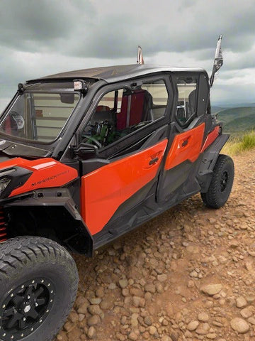 canam maverick trail/sport with vault cab enclosure on rocky road