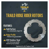CFMoto ZForce 950/800 2020-2025 Ridge Rider Disc Brake Rotors
