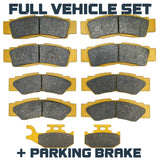 Yamaha Wolverine RMAX2/RMAX4 2021-2024 Ceramic Brake Pad Set with Parking Brake