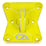 CA Tech Pull Plate  3D scanned for perfect fitment and machined from 6061 aluminum with a finished thickness of 1" for maximum durability, the new 2022 Can-Am X3 pull plate is easy to install and built to last a lifetime.   OEM color matching ensures all CA Tech parts will pair perfectly with your build. 