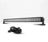 22 Inch-52 Inch 5D Series Straight/Curved Combo Beam Double Row LED Light Bar for Chevy Tahoe