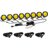 P4 Series | 4 Inch 90W Round LED Driving Lights Spot Amber Pod Lights