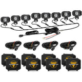R4 Series | 4 Inch 60W Corrugated Lens 120° Wide Beam LED Pods Lights