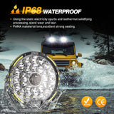 (2pcs/set) 9 INCH 270W 37776LM 360-PRO Series LED Driving Lights+Amber/Black Covers(Optional) for ATV UTV SIDE BY SIDE 4X4