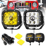 XP-ULTRA Series 5 Inch 110W 11000LM White/Amber LED Driving Lights Pods Light