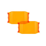 V-MAX Series | 4 Inch 92W 8960LM Spot Beam Side Shooter LED Round Pod Lights with Amber DRL