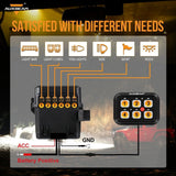 6/8 Gang LED Switch Panel, Off Road Light Controller