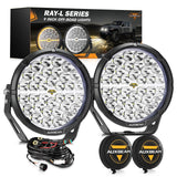 RAY-L Series 7/9 Inch Dual DRL Offroad LED Driving Lights