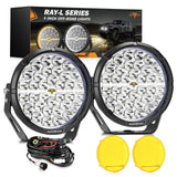 RAY-L Series 7/9 Inch Dual DRL Offroad LED Driving Lights