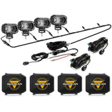 R4 Series | 4 Inch 60W Corrugated Lens 120° Wide Beam LED Pods Lights