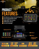 AR Series 8 Gang (AR-820) RGB Switch Panel with APP, Toggle/ Momentary/ Pulsed Mode Supported (Two-Sided Outlet)