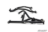 SUPER ATV POLARIS RZR XP TURBO HIGH CLEARANCE 1.5" FORWARD OFFSET A-ARMS (CHROMOLY)