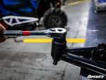 SUPER ATV POLARIS RZR XP TURBO HIGH CLEARANCE 1.5" FORWARD OFFSET A-ARMS (CHROMOLY)