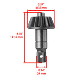 Caltric Front Differential Ring & Pinion For Polaris RZR RS1, RZR Turbo S, RZR Pro XP, RZR Turbo R, RZR PRO S