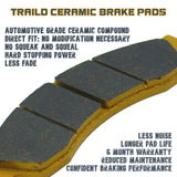 Yamaha Banshee 350 1990-2006 Ceramic Brake Pad Set