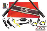 X-LITE 4-ft RGB+W Whip Lights with Red XTC Safety Flags