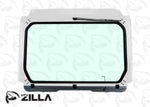 UTVZilla Black Vented Glass Windshield for RZR PRO XP / PRO R (2) / TURBO R with Wiper