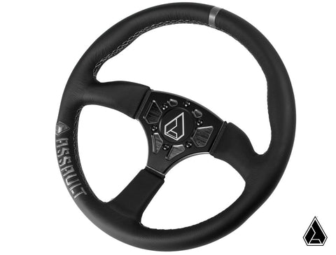 ASSAULT INDUSTRIES 350RLEATHER STEERING WHEEL (UNIVERSAL)