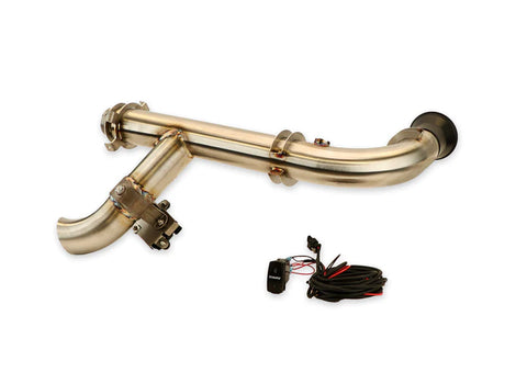 Trinity Racing SIDE PIECE HEADER PIPE WITH ELECTRONIC CUTOUT - CAN-AM MAVERICK X3 TR-4180HP