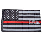5150 Whips Heavy Duty American Flag (Red Line)