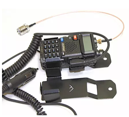 Folded Metal Baofeng UV5R Radio Mount