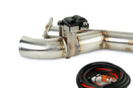 Trinity Racing SIDE PIECE HEADER PIPE WITH ELECTRONIC CUTOUT - RZR TURBO TR-4178HP