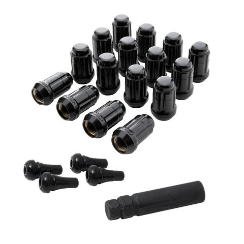 UTV Wheel Installation Kit - Valve Stems - Lug Nuts - Spline Socket - 10X1.5mm