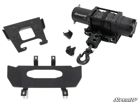 Super ATV POLARIS RZR XP 1000 WINCH MOUNTING PLATE - Winch Optional