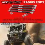 UTV Wolfpack Polaris RZR Chromoly Radius Rods