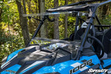 Super ATV POLARIS RZR XP Turbo SCRATCH RESISTANT FLIP WINDSHIELD