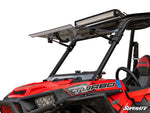 Super ATV POLARIS RZR XP Turbo SCRATCH RESISTANT FLIP WINDSHIELD