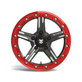 Bullite BT-09 SHURIKEN Beadlock 5 on 4.5 Lug Wheel for the RZR Turbo R and Pro R